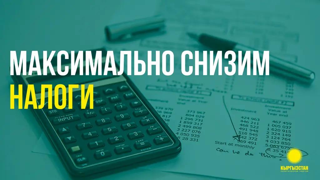Партия «Кыргызстан» №15: Максимально снизим налоги!