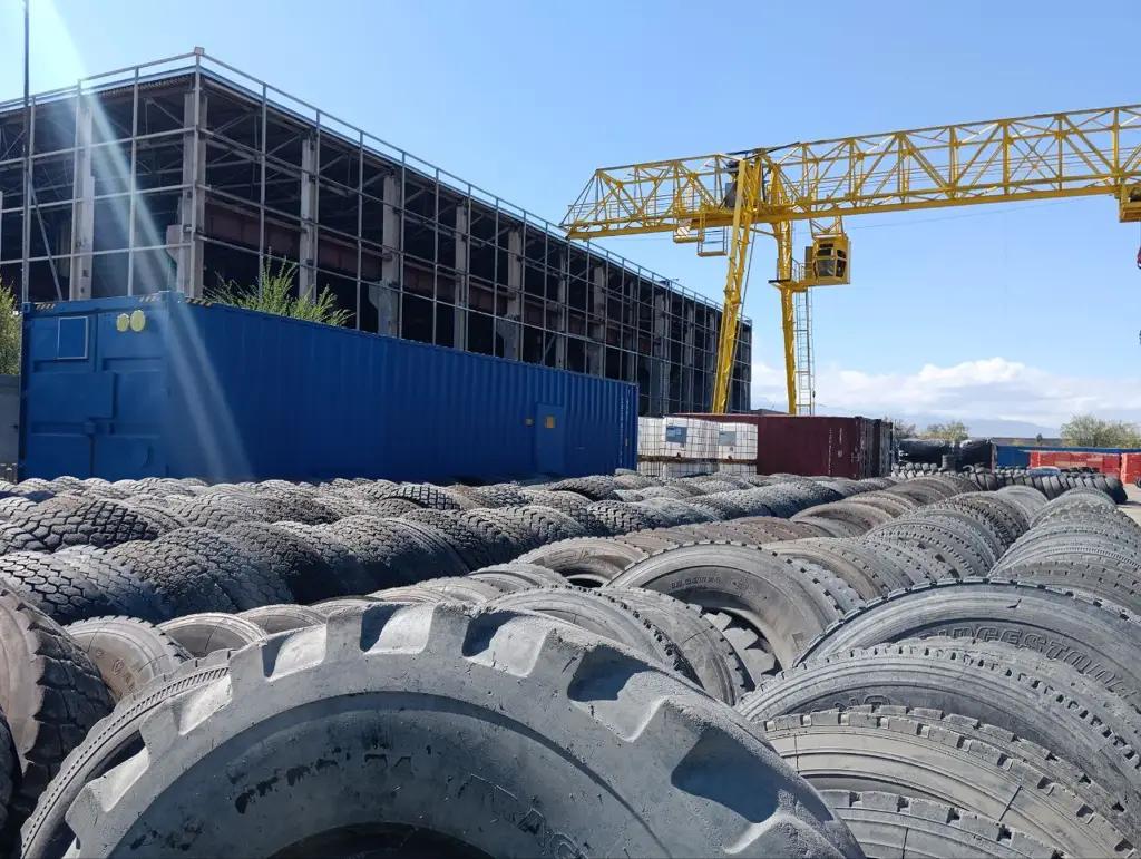 Утилизация и восстановление шин. «Кумтор» построил завод за 1.7 млрд сомов
