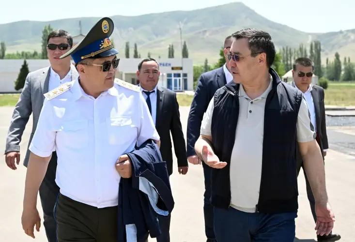 Президент Садыр Жапаров ознакомился с модернизацией аэропорта «Караван»