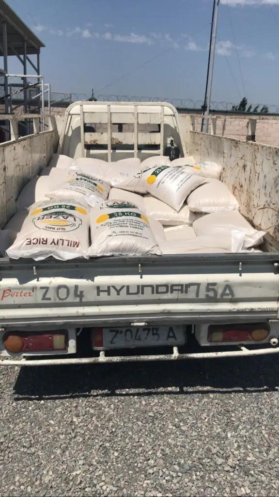 В Баткене выявили контрабанду риса на 450 тысяч сомов