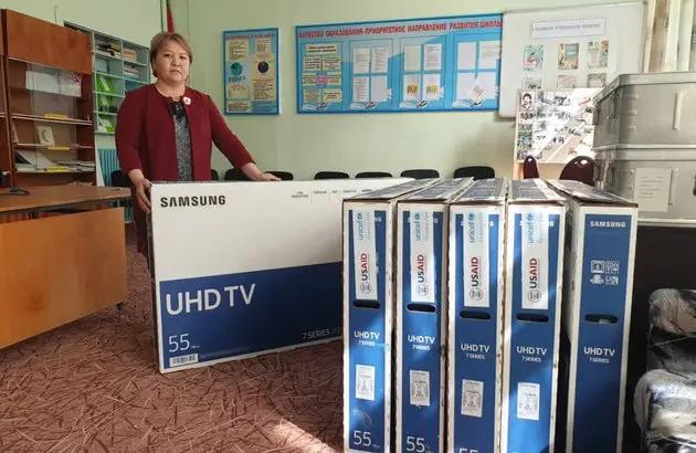 ЮНИСЕФ в КР купил интернатам телевизоры для дистанционного обучения