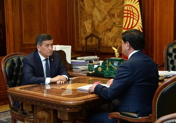 Президент КР обратил внимание на доставку продуктов первой необходимости