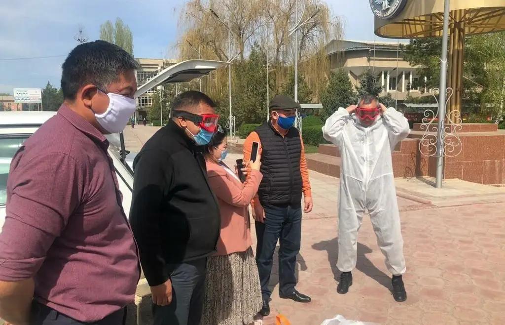 Медработники Таласской области получили гумпомощь от «Альянс Алтына»