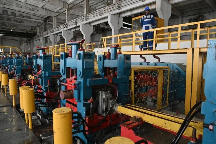 В Чуйской области запущен новый завод по производству арматуры