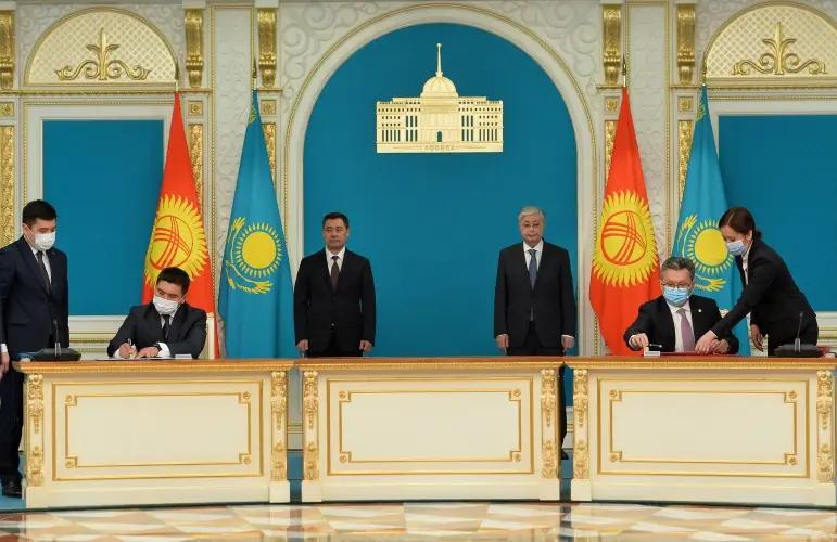 Кыргызстан и Казахстан подписали ряд соглашений