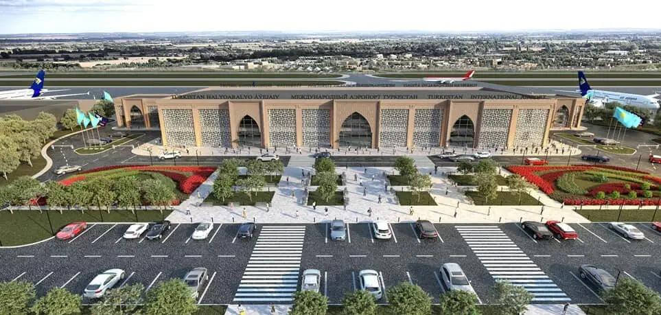 В Туркестане открыли новый международный аэропорт