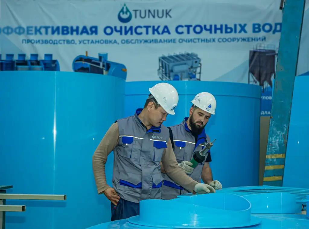 В КР открылся новый завод по производству очистных сооружений