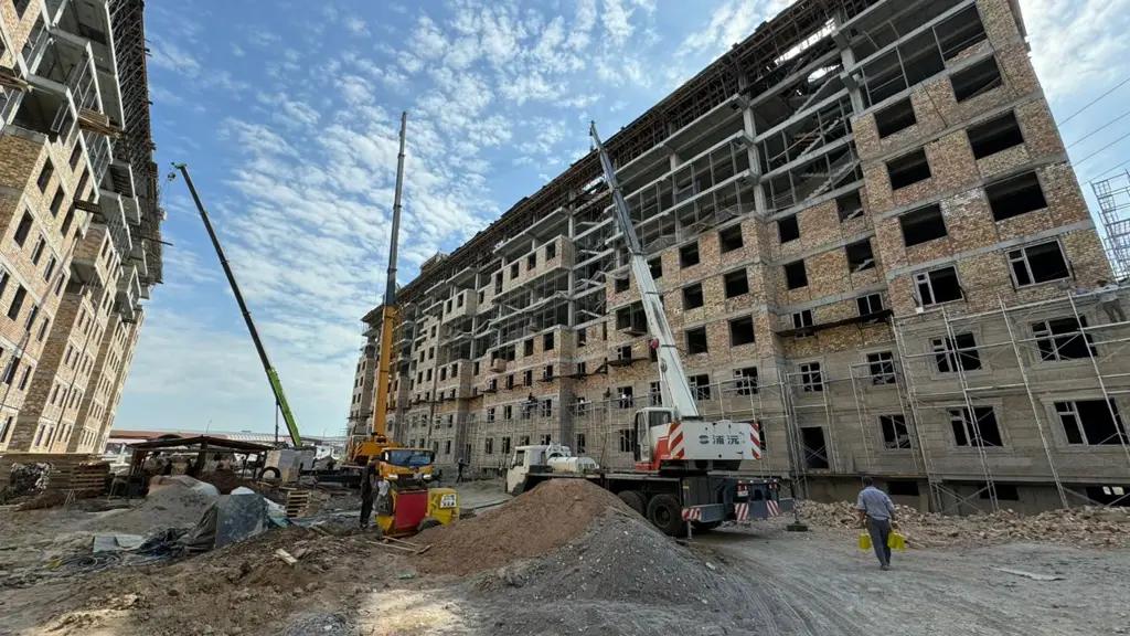 В Джалал-Абаде на возвращенных землях начали постройку многоэтажек