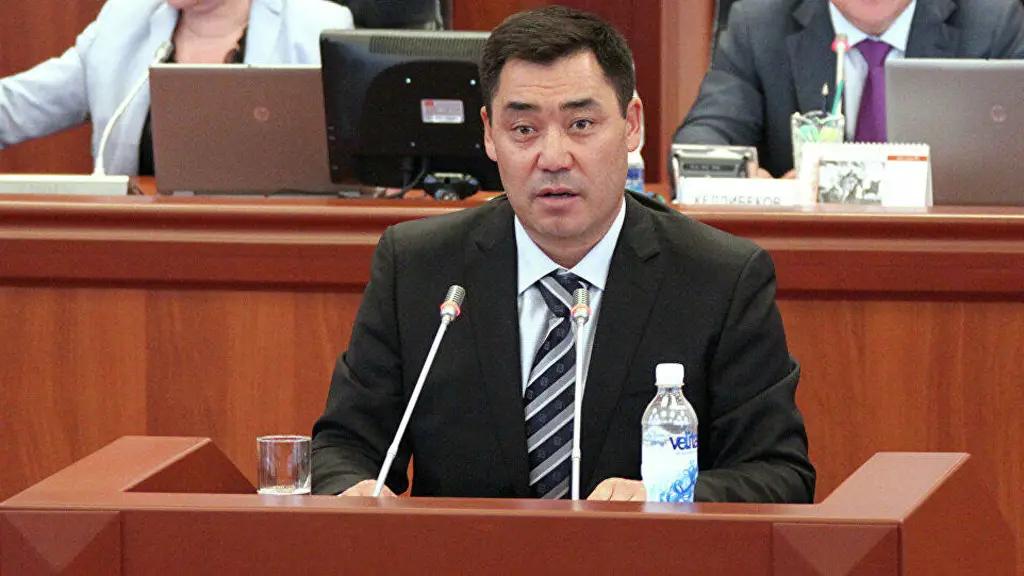 Садыр Жапаров избран и. о. премьер-министра Кыргызстана