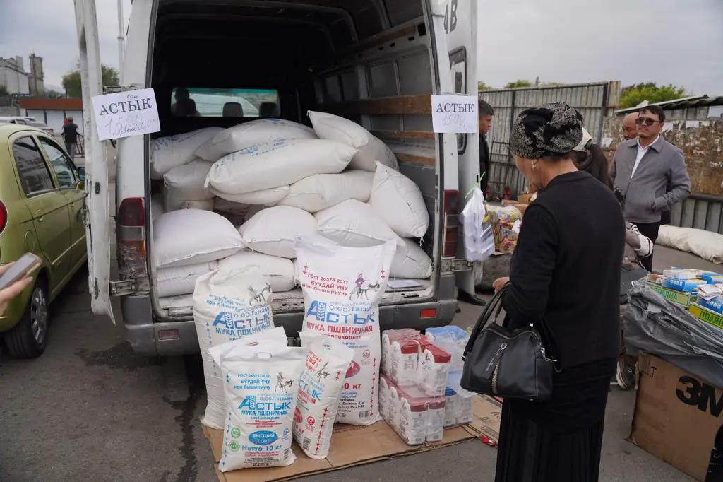 Ярмарки по продаже отечественной муки появились в Бишкеке