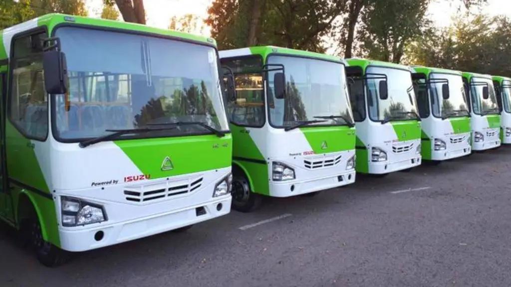 В столицу прибыла первая партия автобусов