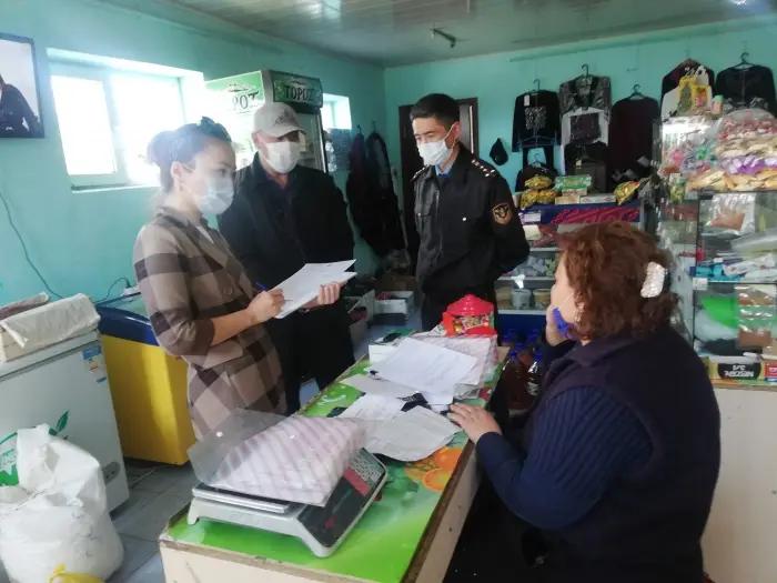 В нескольких селах Иссык-Куля выявлены факты завышения цен на товары