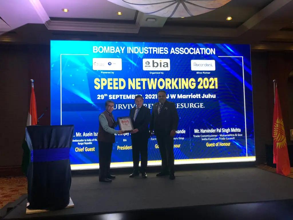 КР приняла участие в бизнес-форуме Speed Networking в Мумбаи