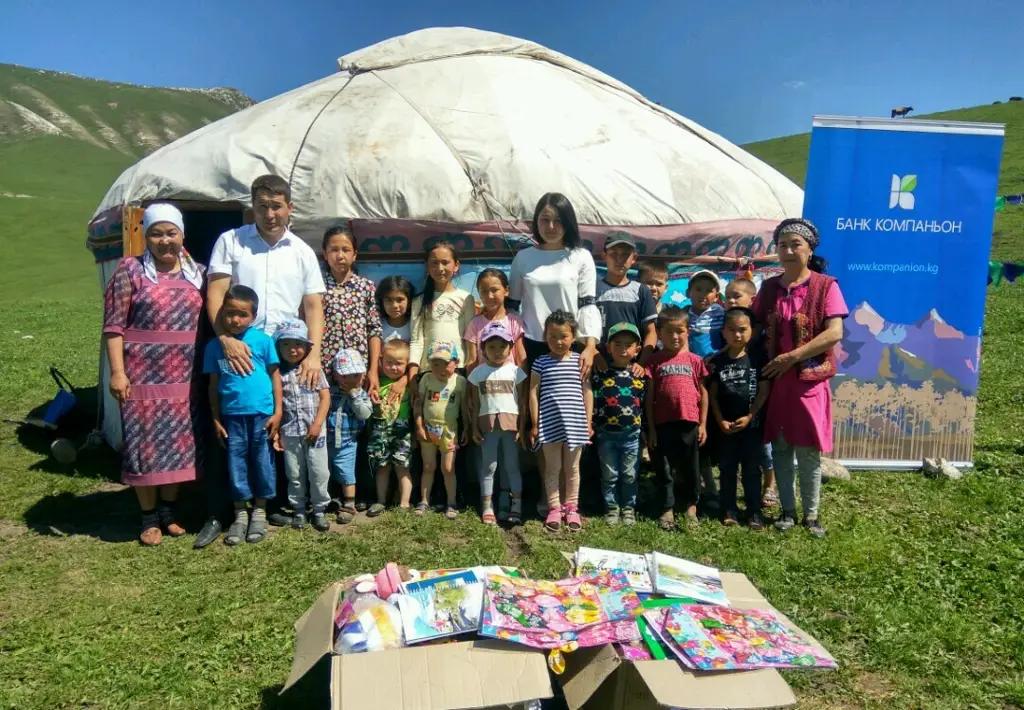 «Банк Компаньон» поддержал открытие пяти центров развития в рамках проекта «Садики на джайлоо»