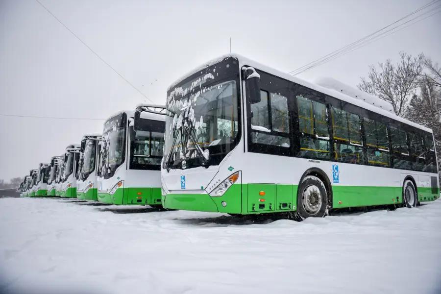 В Бишкек прибыли новые автобусы