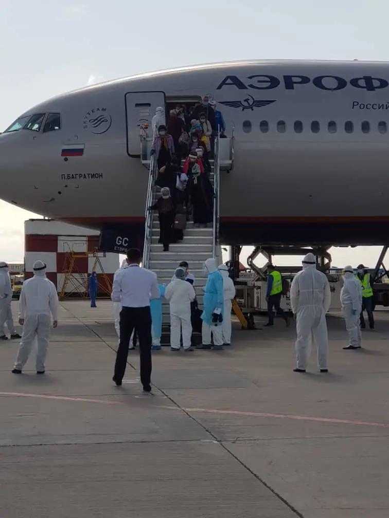 В Бишкек из Москвы вернулись граждане Кыргызстана