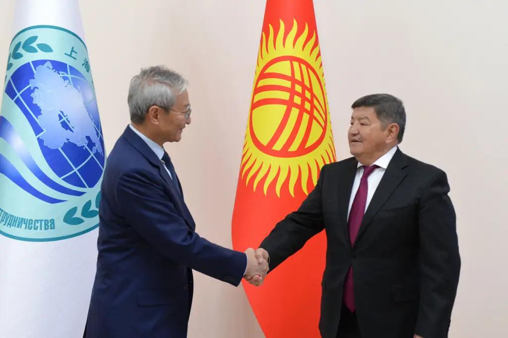 Глава кабмина провел встречу с секретарем ШОС