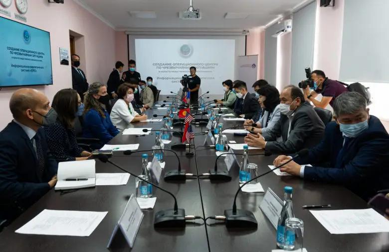 USAID и ВОЗ помогли открыть Минздраву КР операционный центр по ЧС