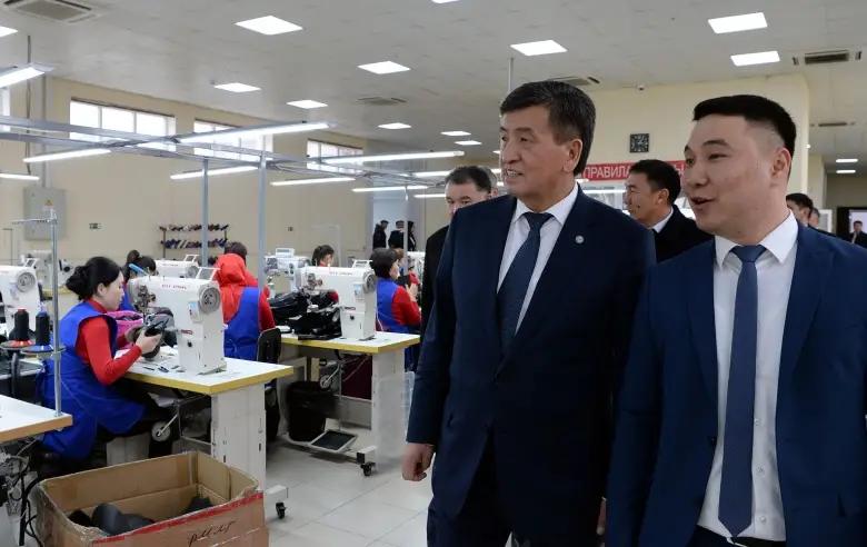 Жээнбеков ознакомился с работой «Агропродукт Азия» и «Империал групп Ко»