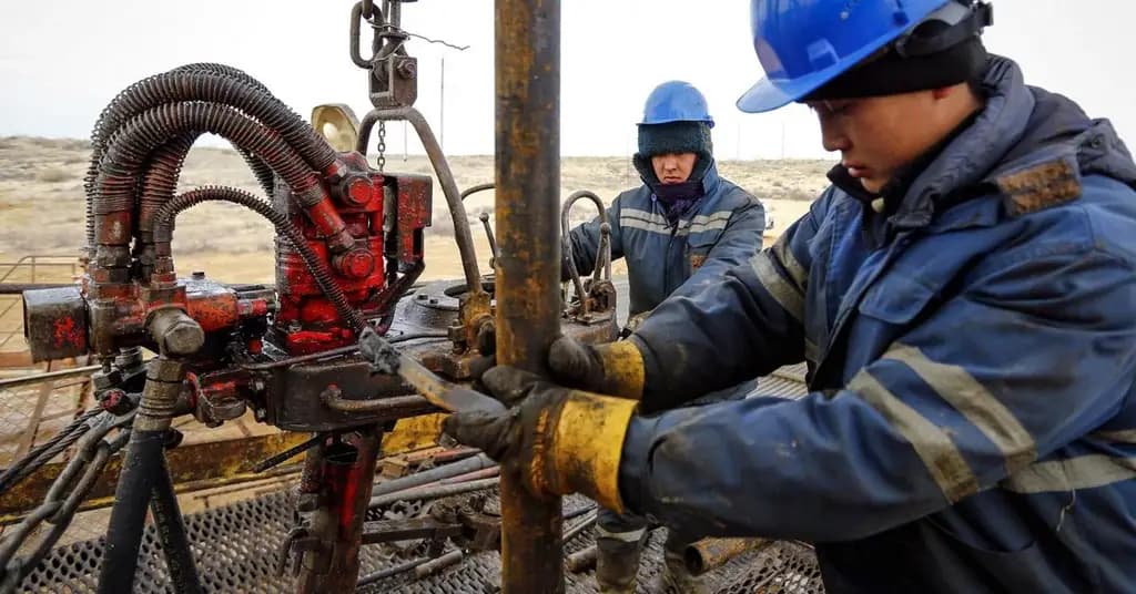 В I квартале в Казахстане резко вырос объем добычи нефти