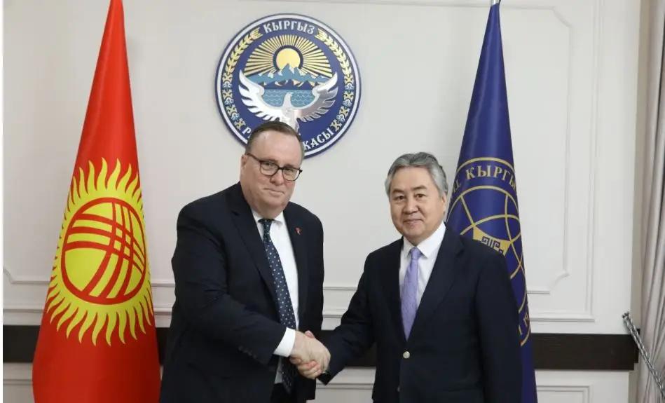 Жээнбек Кулубаев принял посла США в Кыргызстане Лесли Вигери