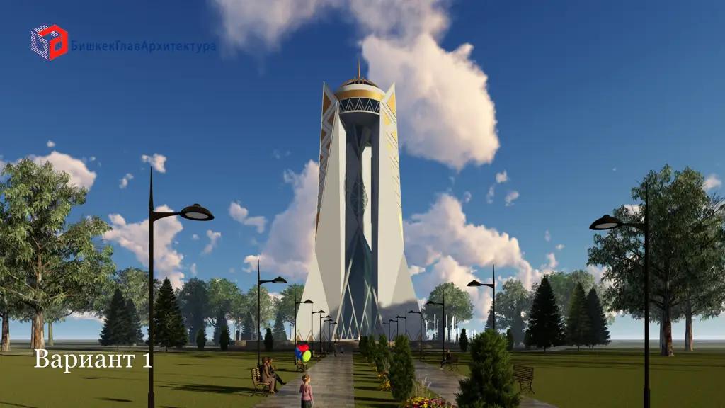 Бишкекглавархитектура создала эскиз Bishkek Tower