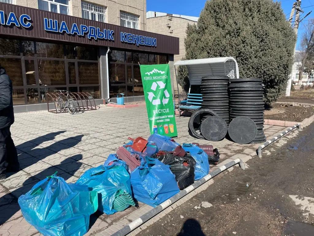 В Таласской области заработал  мусороперерабатывающий завод