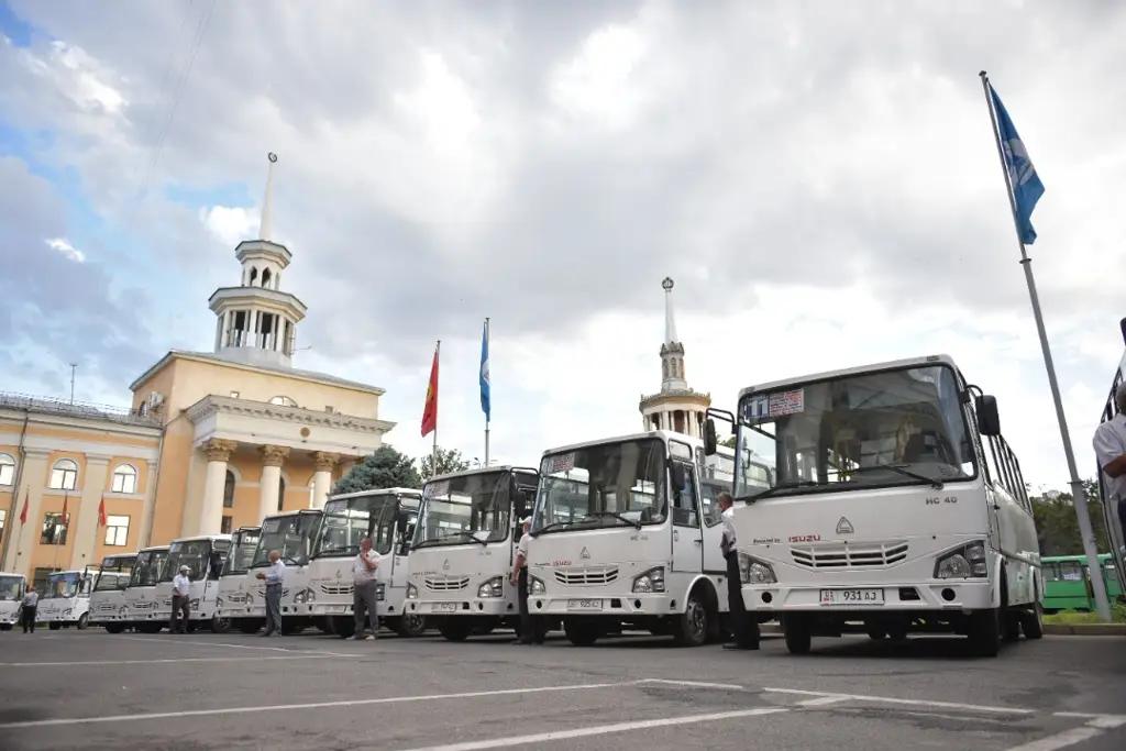 Мэрия Бишкека запустит 200 автобусов ко Дню независимости Кыргызстана
