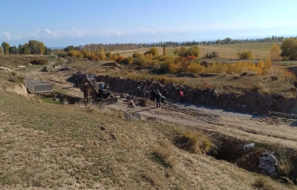 На ремонт поливного канала в Григорьевке потратили 1.9 млн сомов