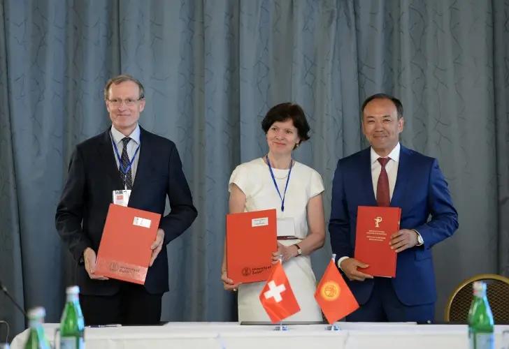 3 документа, подписанных на встрече Жээнбекова с крупным бизнесом Швейцарии