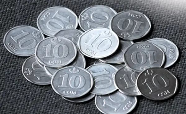 Нацбанк заверил в законности хождения двух разных 10-сомовых монет