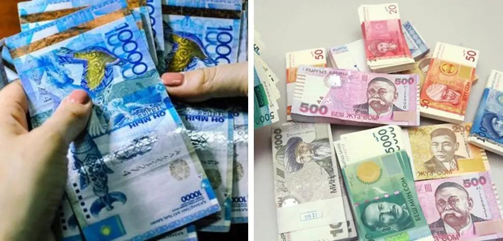 Сом ослаб ко всем основным валютам, кроме тенге