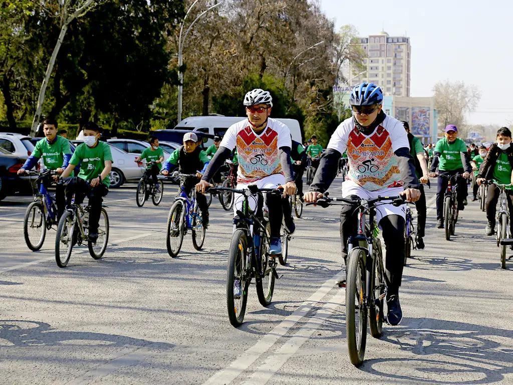 MegaCom открыл велосезон-2021 в городе Оше