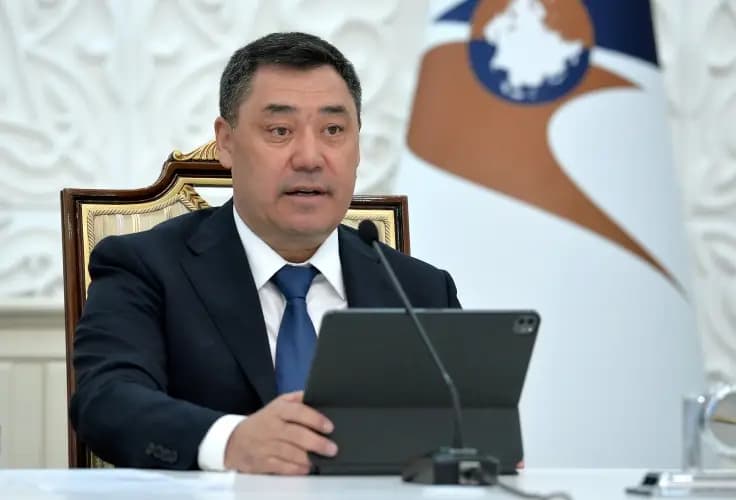 Жапаров предложил лидерам стран ЕАЭС стимулировать расчеты в нацвалютах