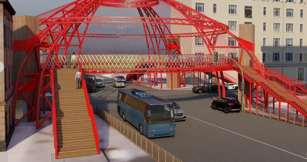 Весной 2024 года в Оше начнется строительство надземных переходов