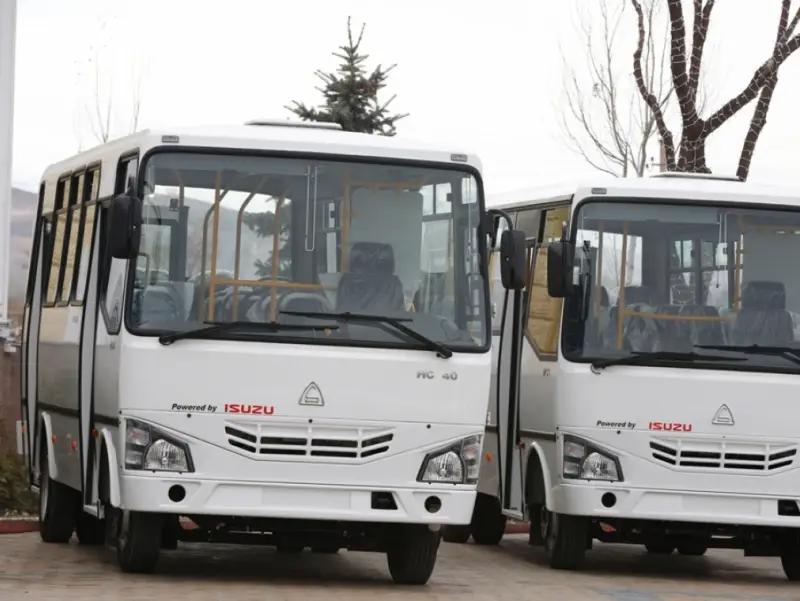 Узбекистан начал поставлять автобусы в Ош