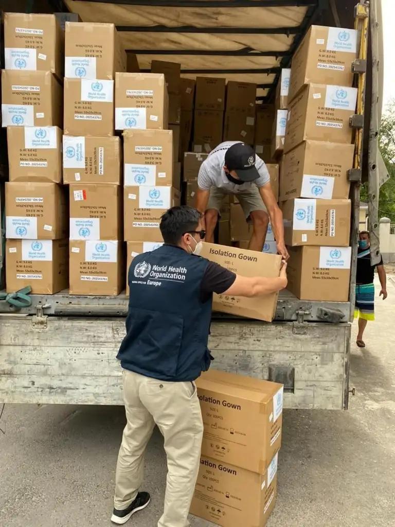 ВОЗ передала Кыргызстану гумпомощь на $508 тысяч