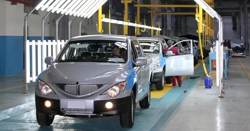 Производство автомобилей в РК в I полугодии сократилось в 2.2 раза