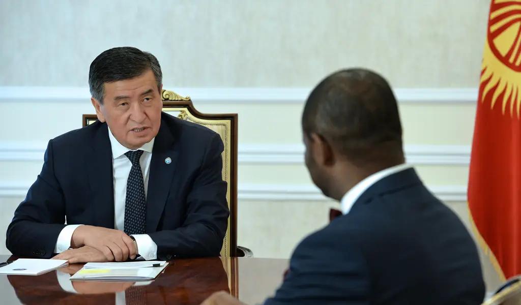 Президент встретился с постоянным координатором ООН в КР