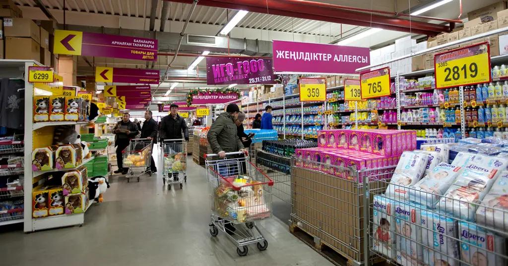 Объемы розничной торговли в Казахстане выросли на 15.4%