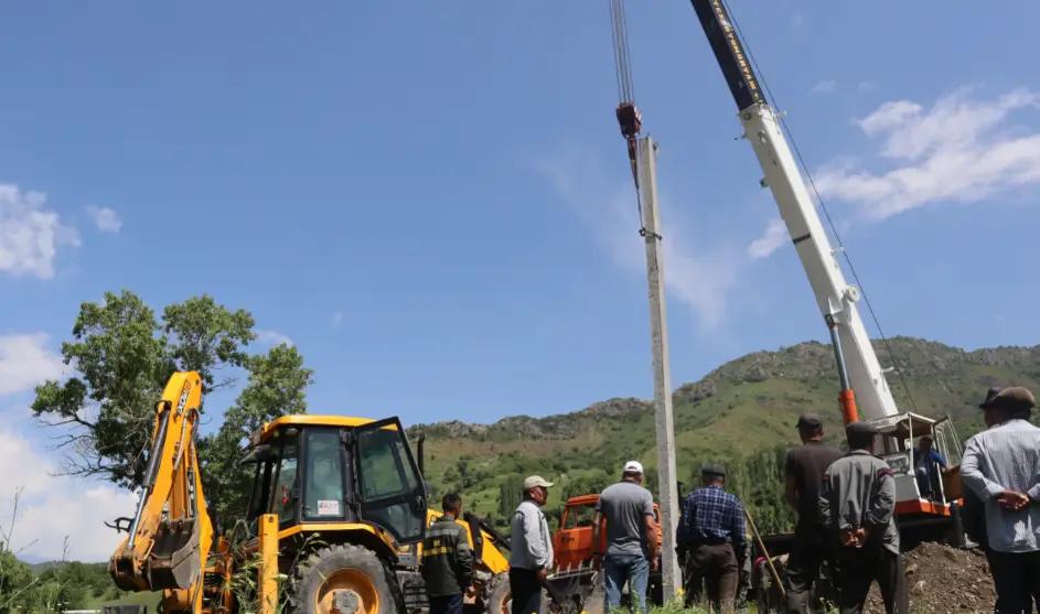 Жители села Жазы-Кечуу будут обеспечены электроэнергией к 1 сентября