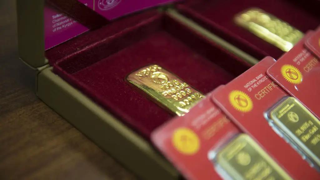 За неделю унция золота от НБ КР подешевела на $8.55