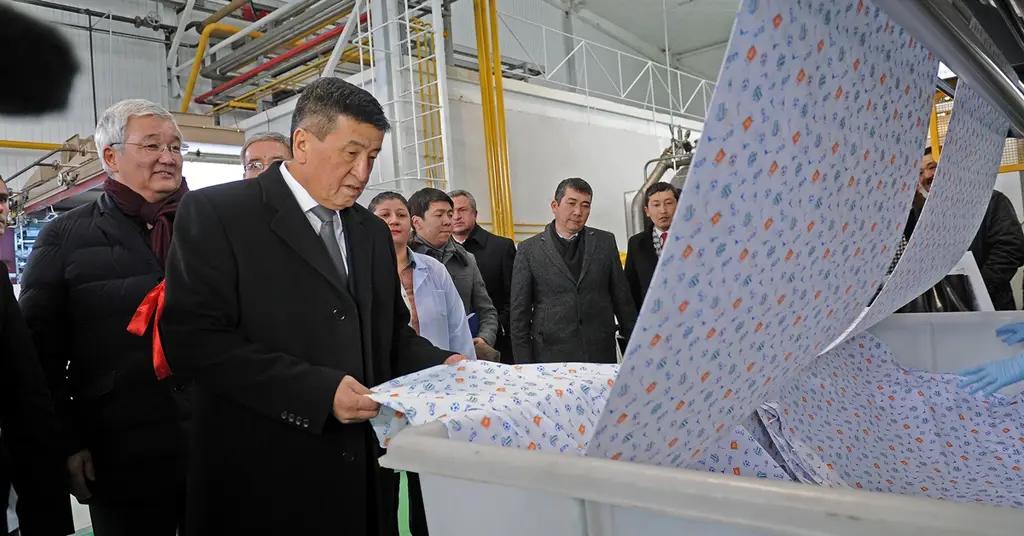 Текстильное предприятие производительностью 10 тонн в день запущено в Чуйской области