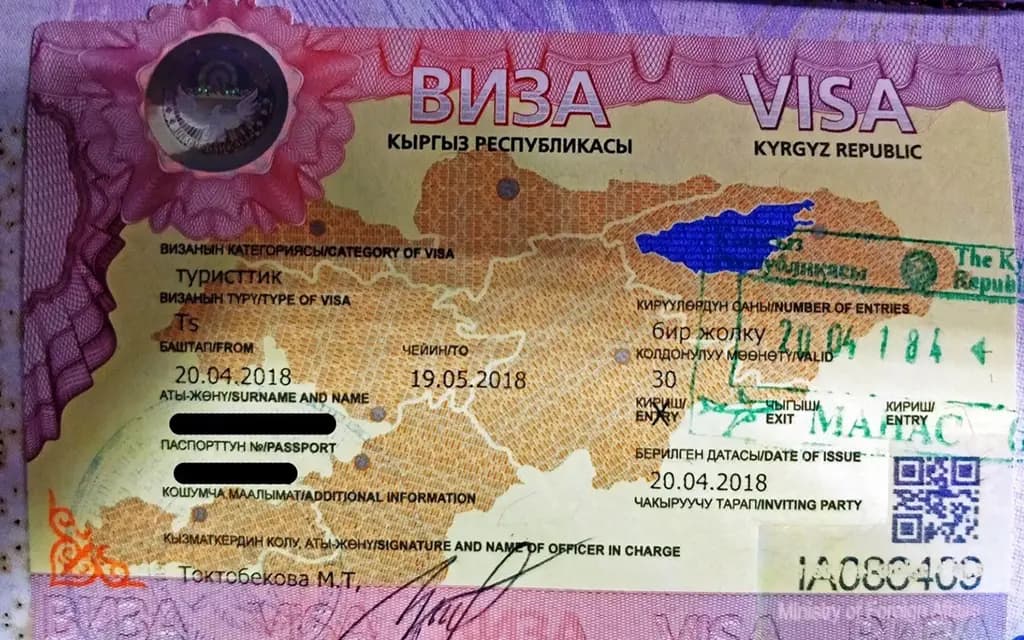 В 2023 году Кыргызстан выдал на 46 тысяч виз больше, чем в 2022-м