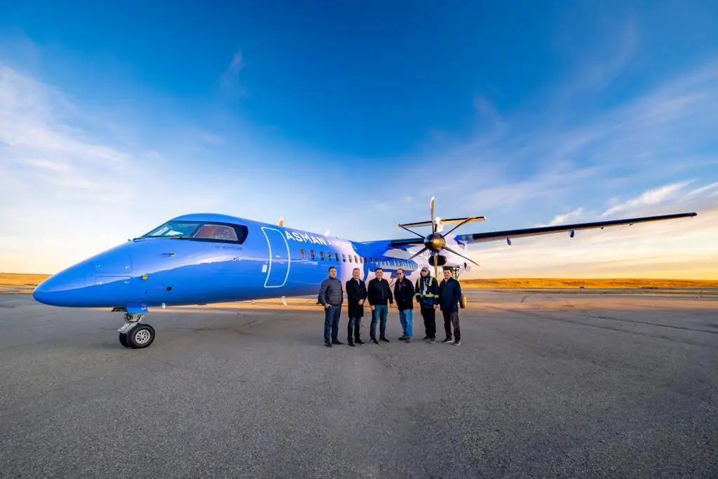 В Кыргызстан прибывает второй самолет для государственной авиакомпании Asman Airlines