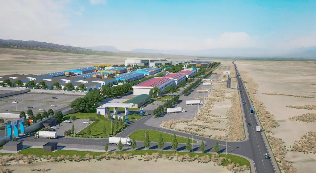 Международный торгово-логистический центр «Атбашы» строит отечественная компания