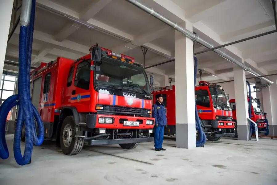 В Бишкеке открылась современная пожарно-спасательная часть № 9