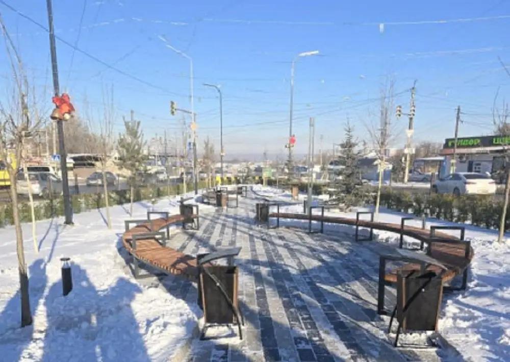 A new public garden appeared in the Oktyabrsky district
