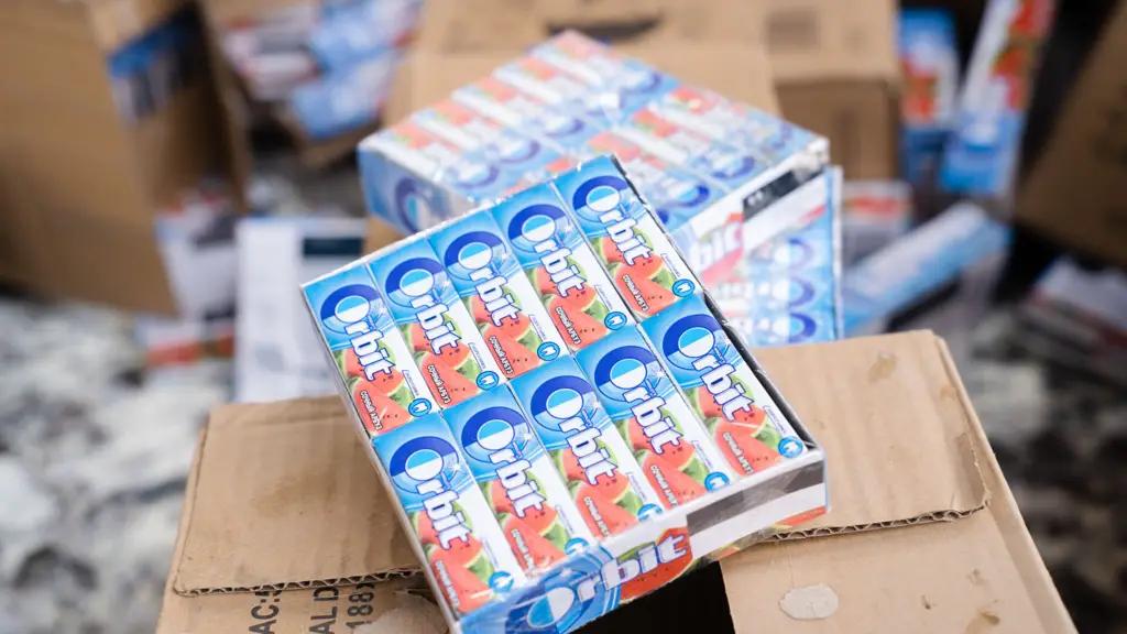 State Tax Service destroyed 90 thousand packs of counterfeit chewing gum ‘ORBIT’