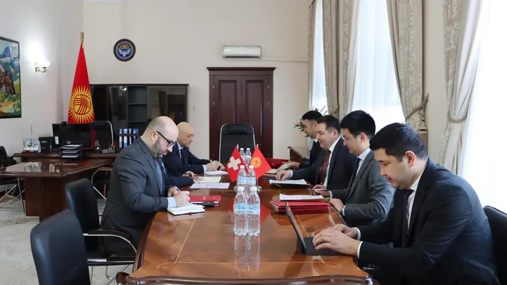 В Бишкеке обсудили вопросы кыргызско-британского и кыргызско-швейцарского сотрудничества
